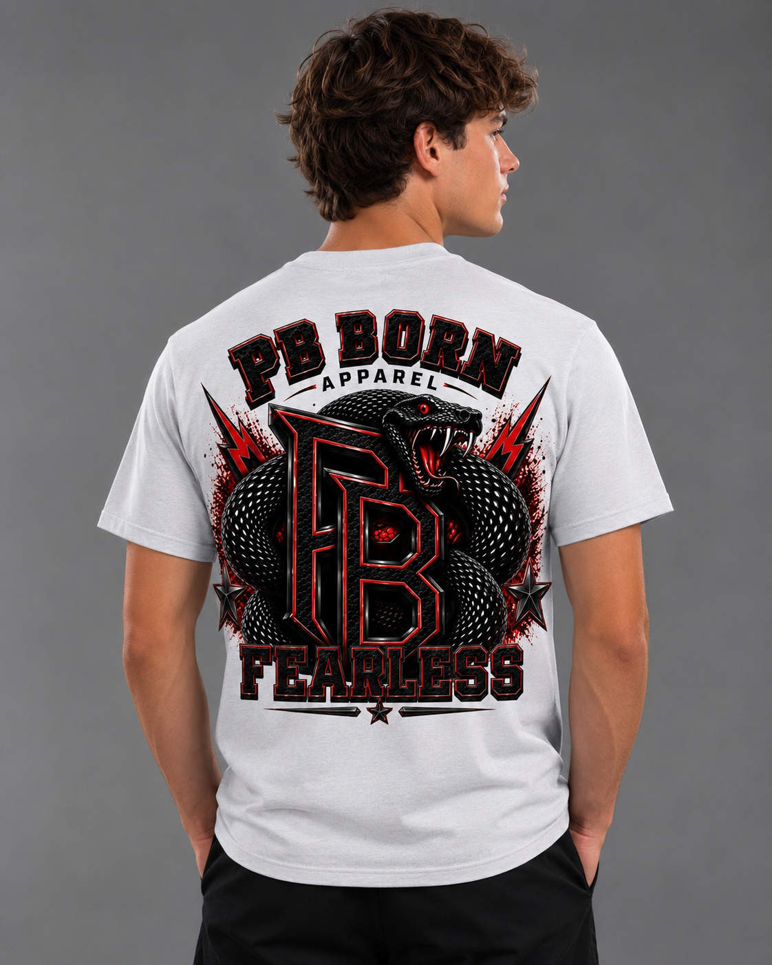 PB Born Fearless Tee  (Adult)