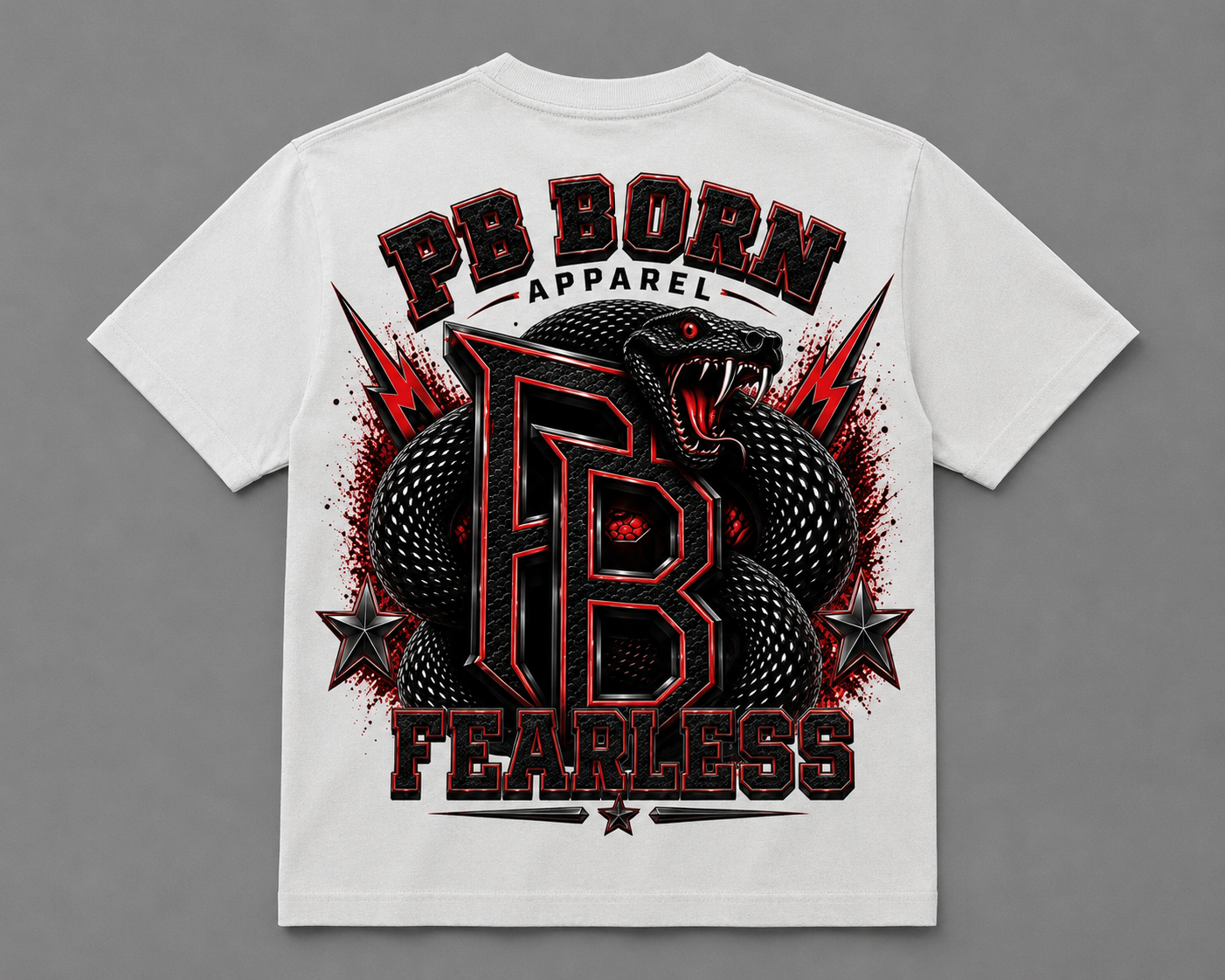 PB Born Fearless Tee  (Adult)