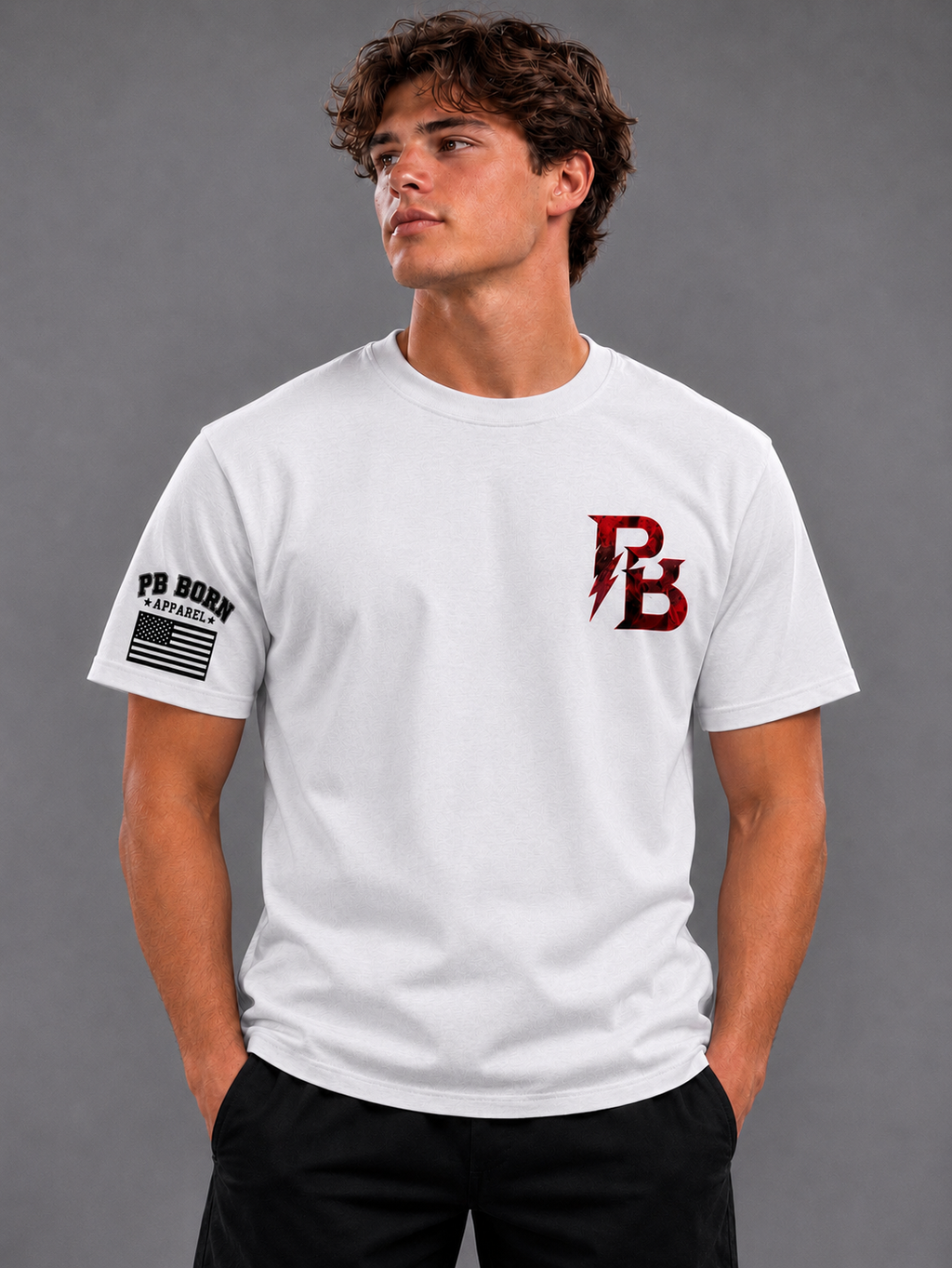 PB Born Fearless Tee  (Adult)